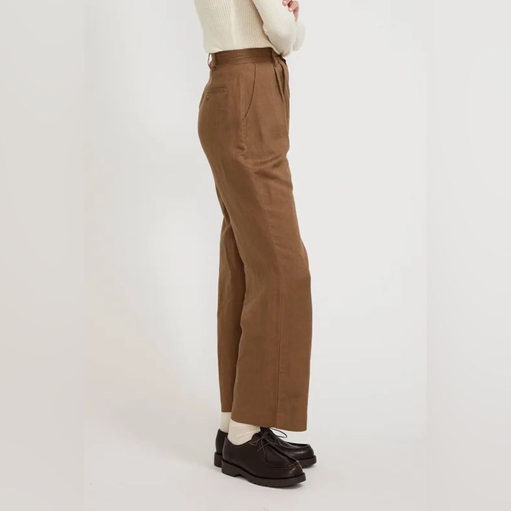 Rolla's Chloe Pleated Linen Blend Pants Size 12 - Picture 6 of 12